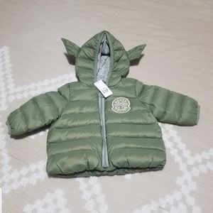 New Gap Baby Yoda coat size 0-6 months
